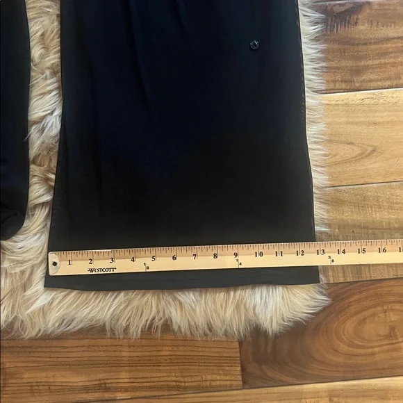 NWT Joah Brown Pleated Sheer Pant in Black  Mesh in Size M - Picture 6 of 11